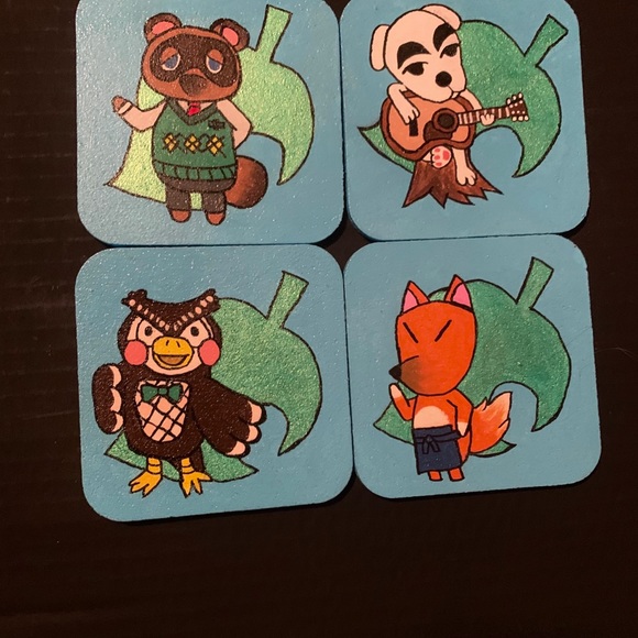 Animal Crossing Coaster Set - Picture 2 of 4